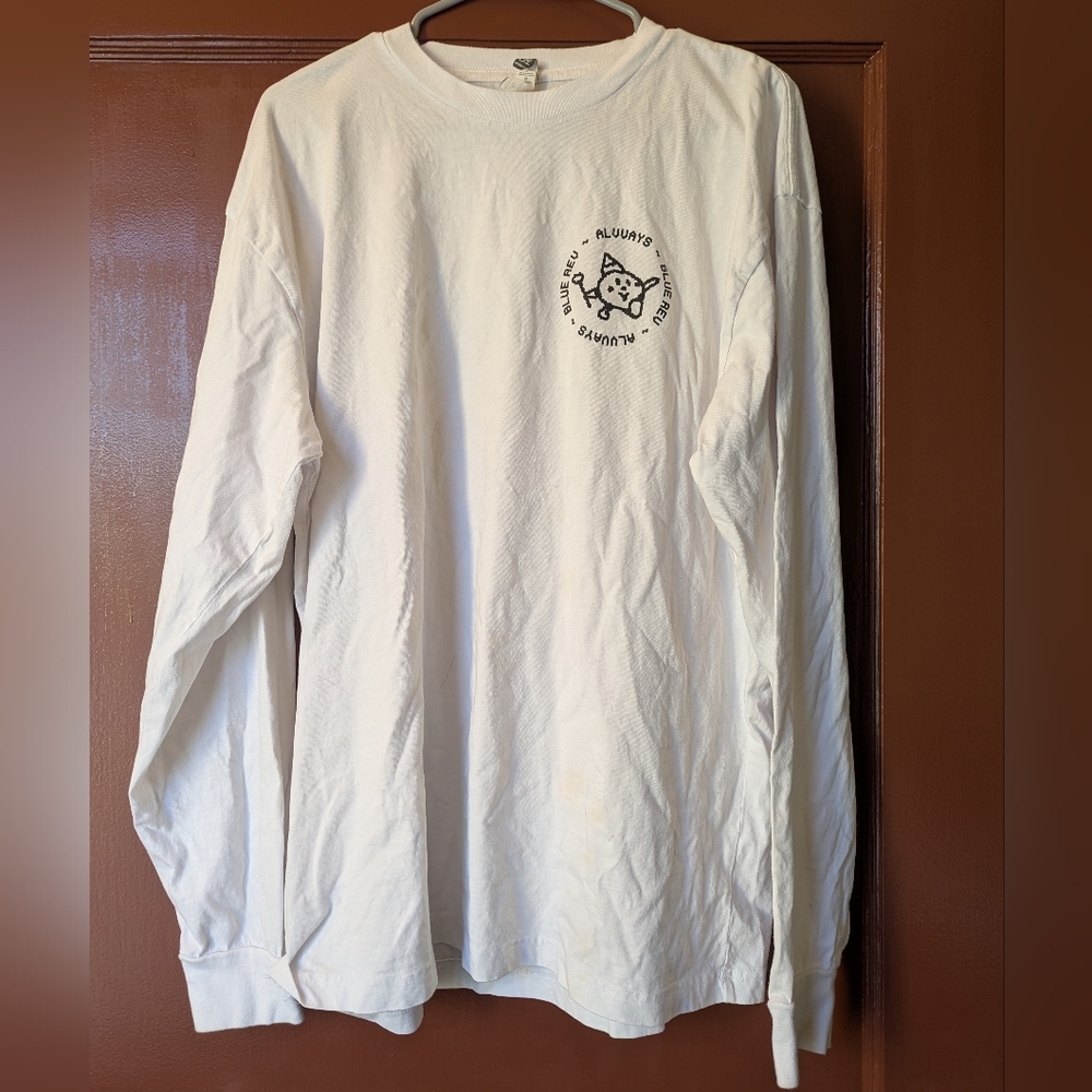 Alvvays Band Merch White Long Sleeve Tee